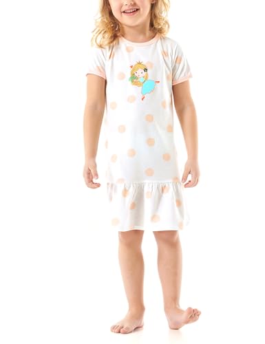 Schiesser Mädchen Schlafanzug Set Pyjama kurz-100% Organic Bio Baumwolle-Größe 92 Nachthemd, Off-White_181035, 140 im Sale