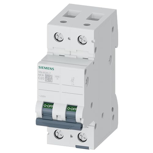 Siemens 5sl6 – Automatischer Leitungsschutzschalter 230 V 6 kA 1 + Neutral polig C 20 A im Sale