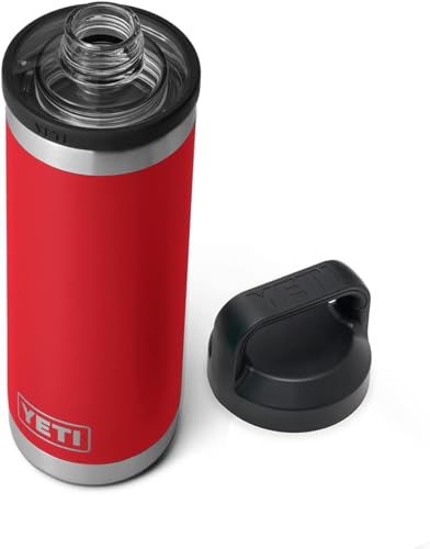 YETI Rambler Vakuumisolierte Edelstahlflasche mit Trinkverschluss, Rettungsrot, 532 ml im Sale