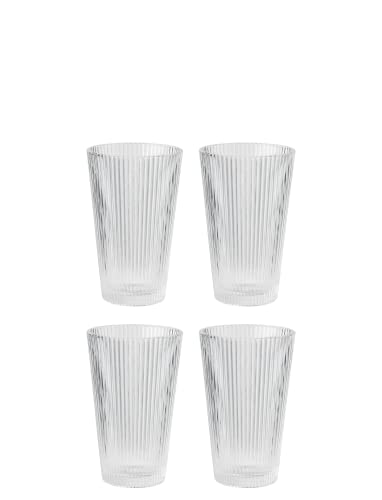 Stelton Pilastro Trinkgläser 0.35 l. 4 St clear im Sale