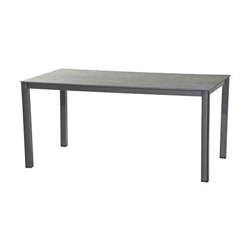 MWH 360003 Elements Tisch, 160 x 90 cm, anthrazit / grau