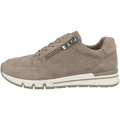 Caprice Damen 9-9-23702-20 Sneaker, Taupe Suede, 39 EU Weit im Sale