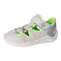 Thumbnail for RICOSTA Jungen Kletthalbschuhe Jeff, Kinder Halbschuhe, Weite: Mittel, waschbar,vegan, Klettschuhe, Strassenschuhe, Sneaker, hellgrau/Apple (430), 29 EU im Sale