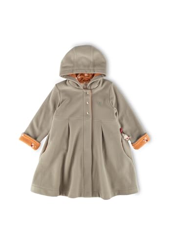 Sigikid Mädchen Aus Polarfleece Mit Baumwollfutter Fleecemantel, Salbeigrün, 128 EU im Sale