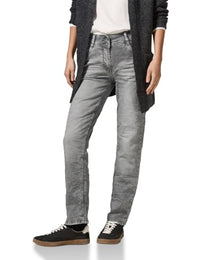 Thumbnail for CECIL Damen B378277 Jeans Im Slim Fit, Light Grey Stone Wash, 30W / 30L EU im Sale