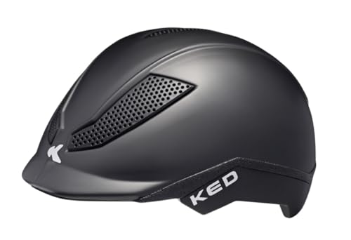 KED Unisex Jugend Pina Fahrradhelm, Black matt, S (50-53cm) im Sale