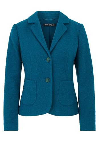 Betty Barclay Damen Wollblazer mit aufgesetzten Taschen Colonial Blue,46 im Sale