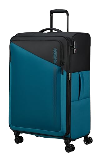 American Tourister Daring Dash - Spinner L, Erweiterbar Koffer, 77 cm, 107/117 L, Grün/Blau (Lime/Coronet) im Sale