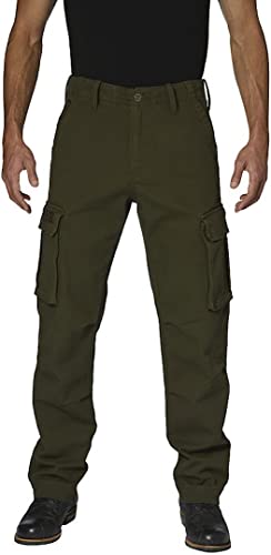 Rokker Cargo Motorrad Textilhose, Oliv, 32 im Sale