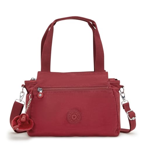 Kipling Elysia, Mittelgroße Schultertasche (mit abnehmbarem Schultergurt), 12.5 x 80 x cm, Funky Red (ROT) im Sale