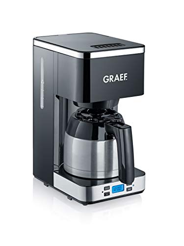 GRAEF Filterkaffeemaschine FK 512 mit Timer und Thermokanne, schwarz im Sale