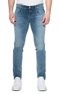 Thumbnail for Replay Herren Jeans Anbass Slim-Fit Hyperflex mit Stretch, Dark Blue 007-1 (Blau), 30W / 34 im Sale