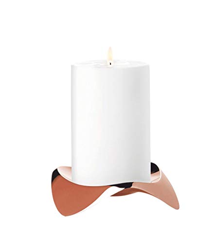 Stelton Papilio UNO Copper Kerzenhalter, Edelstahl, 12 x 12 x 4 cm im Sale