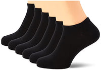 Thumbnail for Nur Die Damen 6er Pack Sneaker Socken aus Weicher & Atmungsaktiver Baumwolle Kurzzsocken Socken, Schwarz, 39-42 im Sale