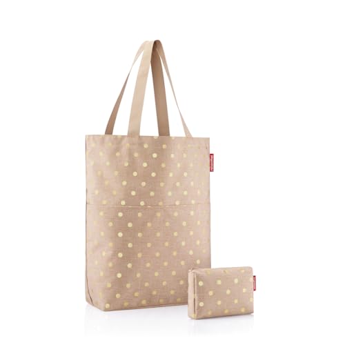 reisenthel CityShopper Set metallic dots coffee – Unsere Cityshopper-Tasche und das Pocketcase in einem Set kombiniert, Geschenkset-Kombi! im Sale