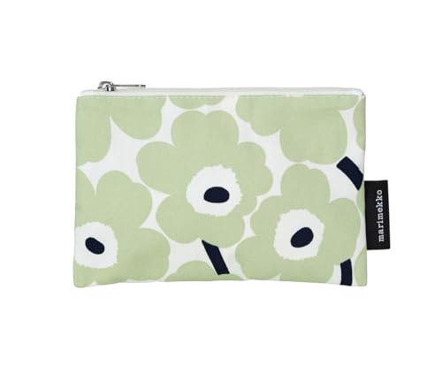 Kaika Mini Unikko Pouch - Off White, sage, dk.Blue im Sale