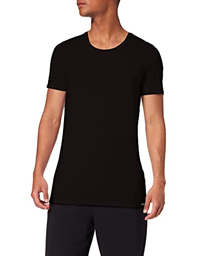 Palmers Herren Smart Kurzarmshirt Rundhals Unterhemd, Schwarz (Schwarz 900), Medium im Sale