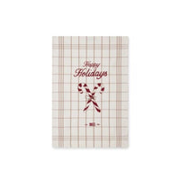 Thumbnail for LEXINGTON Kitchen Towel, Candy Cane Organic Cotton Kitchen Towel, White/Beige/Gray, 50x70