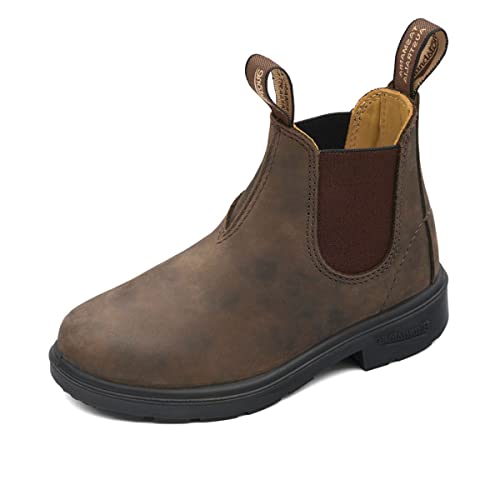 BLUNDSTONE Jungen Unisex Kinder Kids Series Chelsea Boot, Rustic Brown, 29 EU im Sale