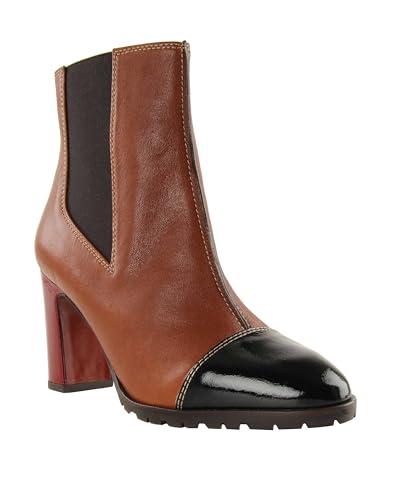 Chie Mihara Damen ETU38 Chelsea Boot, Black, Brown, Burgundy, EU im Sale