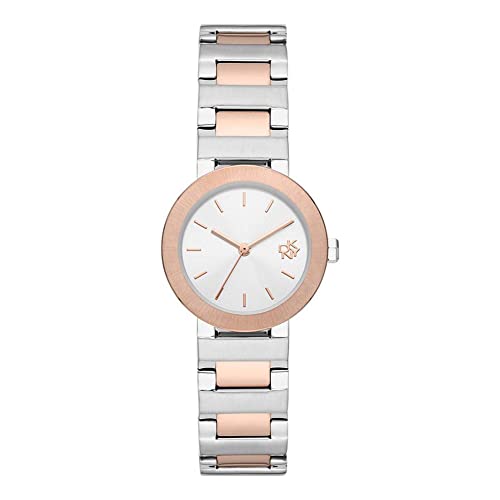 DKNY Damenuhren Metrolink, Dreizeigeruhrwerk, 29mm 2Tone Edelstahlgehäuse mit Edelstahlarmband, NY6609 im Sale