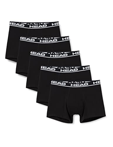 HEAD Herren Basic Boxers Boxer Shorts (5er Pack), Schwarz, im Sale