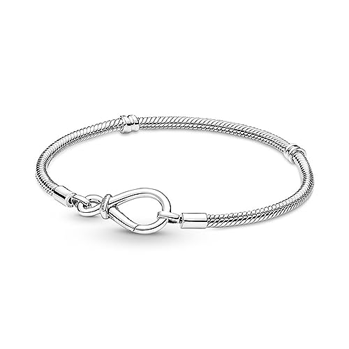 PANDORA Moments Armband Silber mit Unendlichkeits Verschluss 590792C00 590792C00-20 cm im Sale