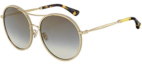 Jimmy Choo Unisex Leni/F/S Sonnenbrille, Gold, 60 im Sale