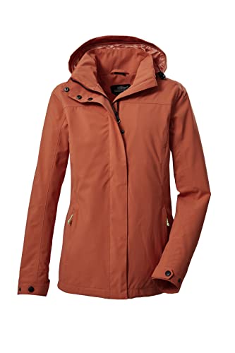 killtec Damen Funktionsjacke/Outtdoorjacke mit abzippbarer Kapuze KOS 92 WMN JCKT, dunkelapricot, 40, 39145-000 im Sale