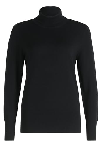 Betty Barclay Damen Rollkragenpullover Langarm Schwarz,44 im Sale