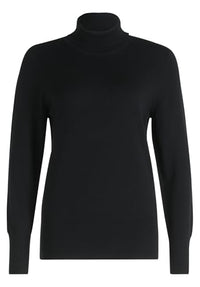 Thumbnail for Betty Barclay Damen Rollkragenpullover Langarm Schwarz,44 im Sale