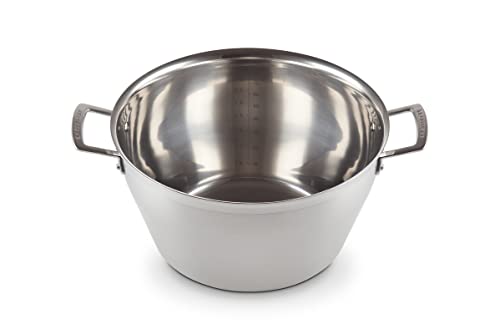 Le Creuset Einkochtopf aus 3-ply Edelstahl, Ø 30 cm, Für alle Herdarten inkl. Induktion geeignet, Silber, 96204130001000 im Sale