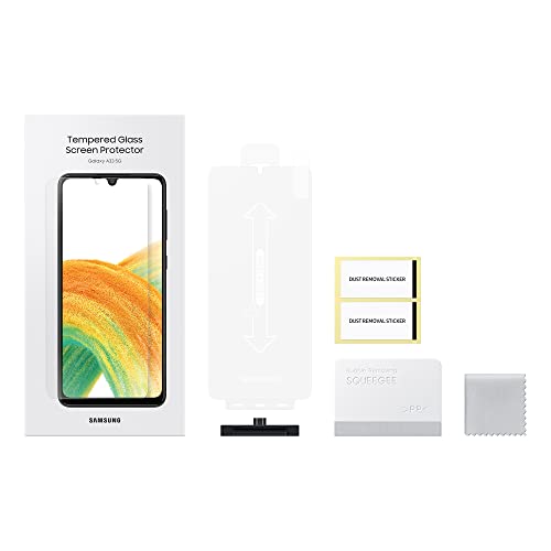 Samsung Tempered Glass Screen Protector ET-FA336 für das Galaxy A33 5G | Displayschutz, Schutzglas, stoßfest, Transparent - 6,4 Zoll im Sale