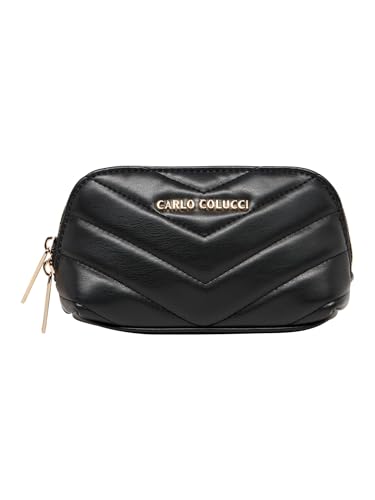 Carlo Colucci Kleine Kosmetiktasche Schwarz OS im Sale