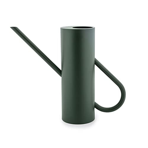 Stelton Bloom Blumengießkanne 2L, für Zimmerpflanzen. Giesskanne mit langem Ausgießer, pulverbeschichtet mit Matter Oberfläche. Standfest durch eine gerillte Silikonmatte am Boden. Farbe: Grün im Sale