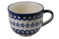 Thumbnail for Original Bunzlauer Keramik Milchkaffeetasse (Cappuccino-Tasse) 0.35L im Dekor 166a