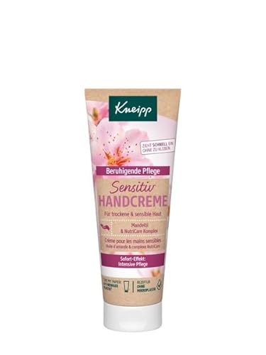 Kneipp Sensitiv Handcreme Mandelblüten Hautzart - Mandelöl, 75ml (1er Pack) im Sale