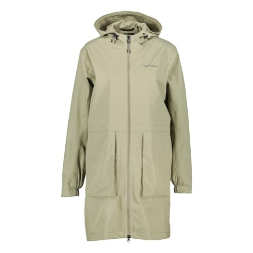 Didriksons W Bella Parka 3 Grün - Atmungsaktiver leichter Damen Parka, im Sale