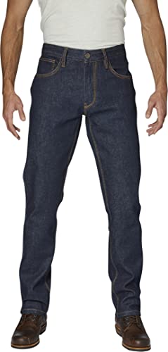 Rokker Revolution Tapered Slim Motorradjeans, dunkelblau, 32 im Sale