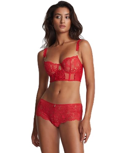 Aubade Bustier - 85, Rouge floral, B im Sale