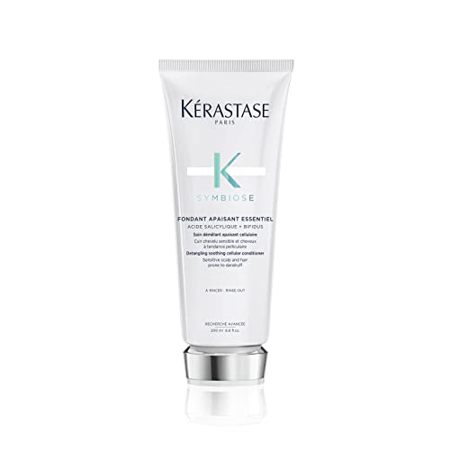 Kérastase Symbiose, Entwirrender Anti-Schuppen Conditioner, Spülung für empfindliche Kopfhaut, Ohne Sulfate und Silikone, Fondant Apaisant Essentiel, 200 ml im Sale