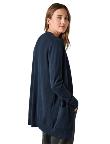 CECIL Damen B253791 Langer Cardigan, Deep Petrol,  EU im Sale