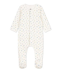 Thumbnail for Petit Bateau Baby Mädchen Body, Weiss Marshmallow / Mehrfarbig, 0-3 Monate im Sale