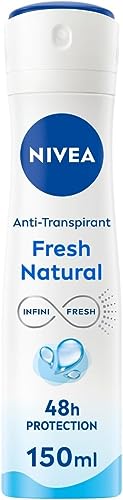 NIVEA Fresh Natural Deospray in einer Packung mit 1 x 150 ml, Antitranspirant-Deo für ein frisches Hautgefühl, Aluminiumfreies Deo mit Meeresextrakten