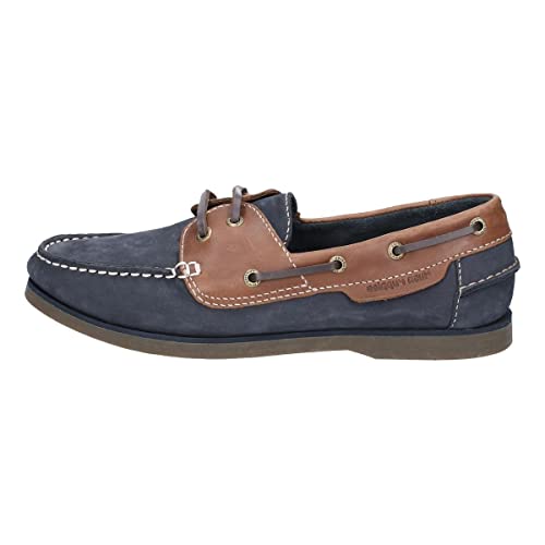 Hush Puppies Henry, Herren Segelschuhe, Blue (Blue (Blue/Tan Blue/Tan) Blue/Tan), 45 EU (10 UK)