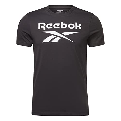 Reebok Herren Ri Big Logo Tee T-Shirts, Schwarz, M im Sale