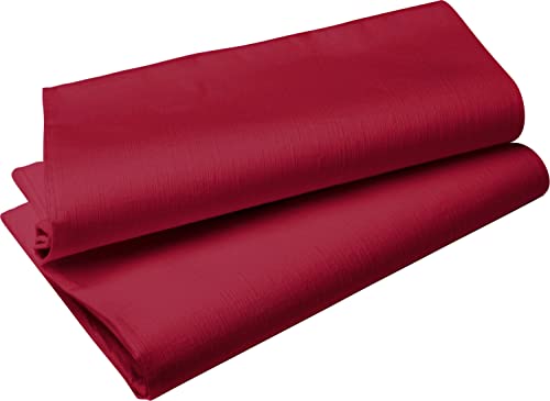 Duni Evolin Mitteldecken Bordeaux 84x84 cm 14 Stück, Duni Mitteldecken Bordeaux im Sale