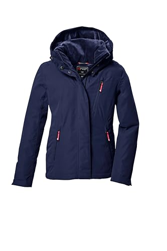 killtec Mädchen Funktionsjacke/Outdoorjacke mit Kapuze KOW 356 GRLS JCKT, dunkelnavy, 152, 42148-000 im Sale