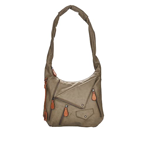 Remonte Damen Q0610 Umhängetasche , olive/cayenne , Einheitsgröße im Sale