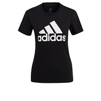 Thumbnail for adidas Damen Essentials Logo Langarm T-Shirt, Black/White, im Sale